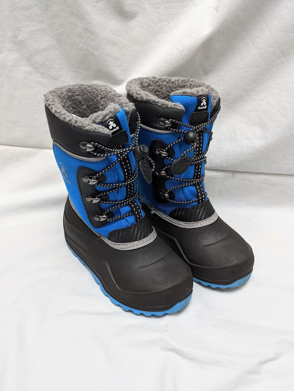 Kamik Little Boys Blue Luk 3 Insulated Snow Boots Size 13